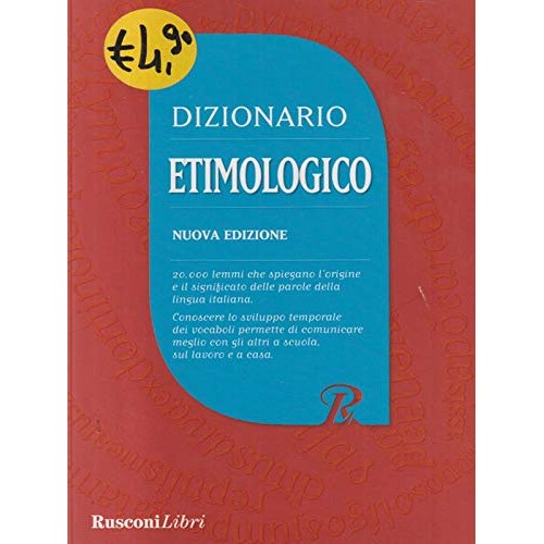 Libro - Dizionario etimologico - aa.vv