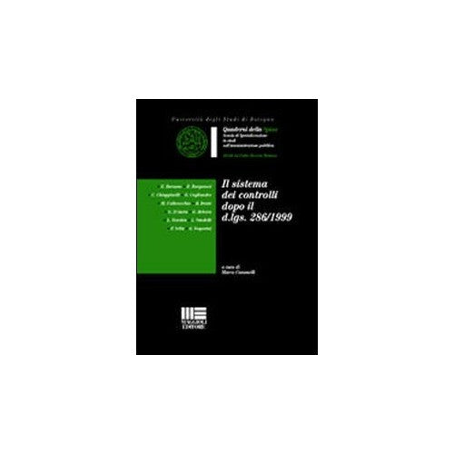 Libro - Il sistema dei controlli dopo il DL 286/1999