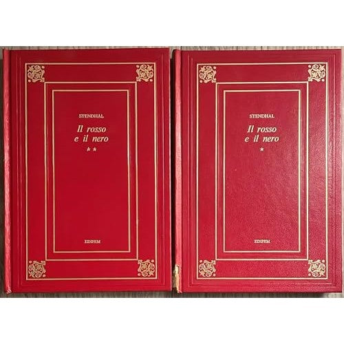 Libro - Stendhal: Il rosso e il nero Vol I e II Ed Edipem A55