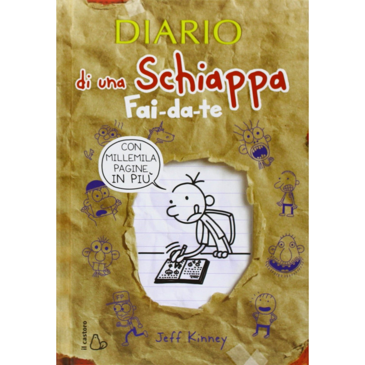 Libro - Diario di una schiappa fai-da-te Ediz illustrata - Kinney,