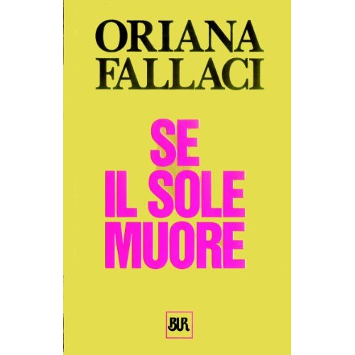 Book - If the sun dies - Fallaci, Oriana