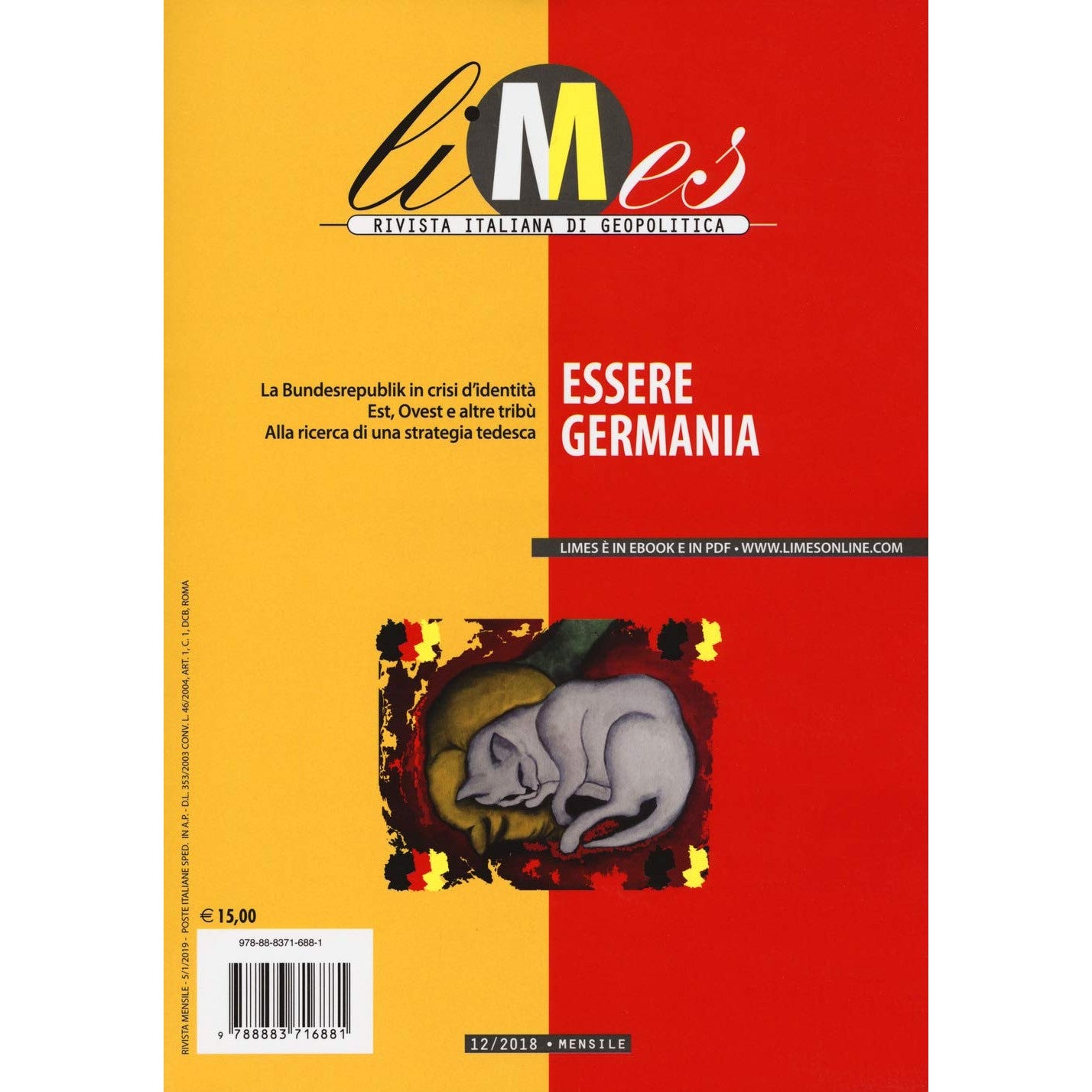 Libro - Limes Rivista italiana di geopolitica Essere Germania (2018)