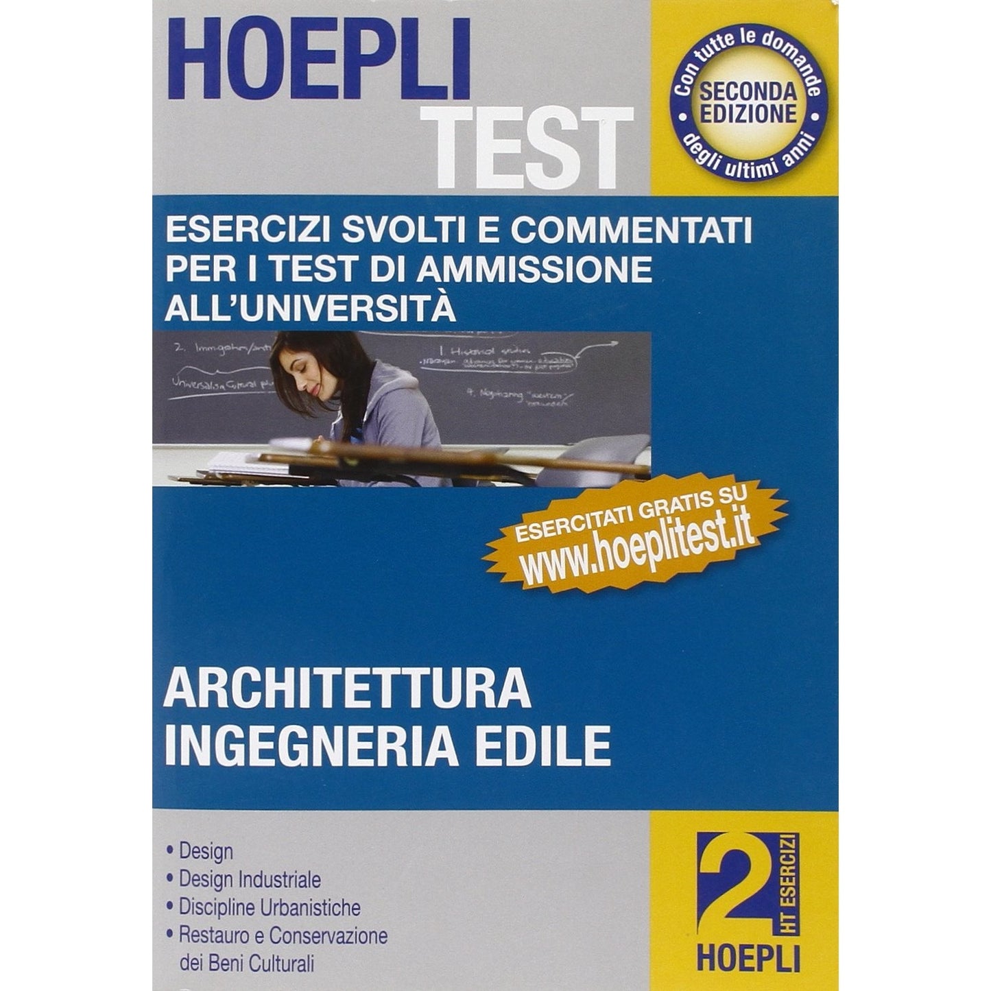 Libro - Hoepli test Esercizi svolti e commentati per i test di ammis