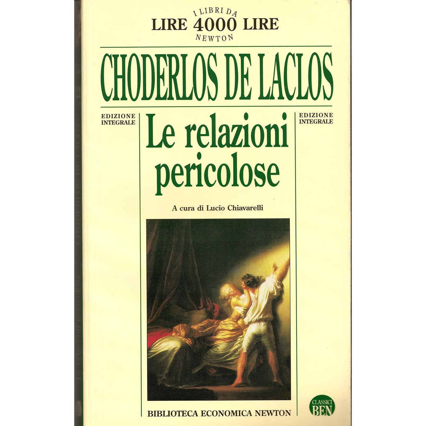 Libro - Le relazioni pericolose - Chod - Choderlos de Laclos, Pierre