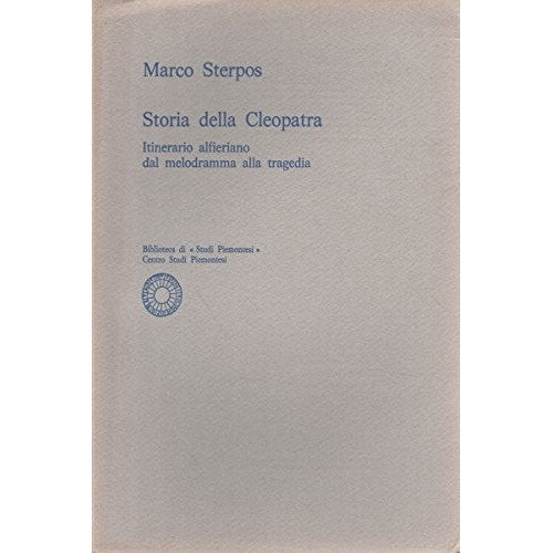 Libro - Storia della Cleopatra - Marco, Sterpos