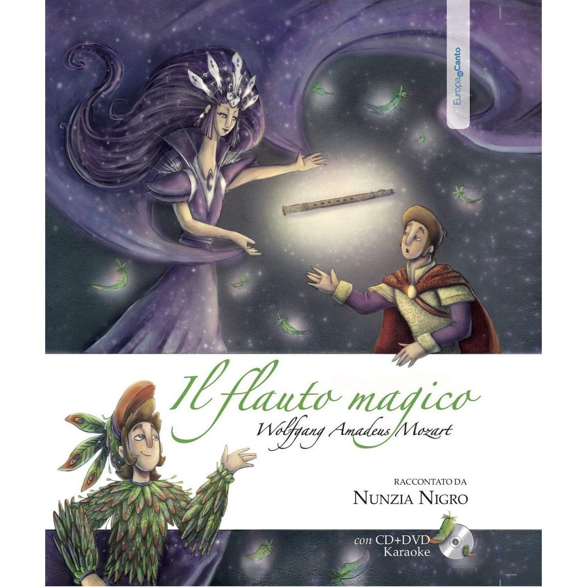 Libro - Il flauto magico Wolfgang amadeus mozart Con - Nigro, Nunzia