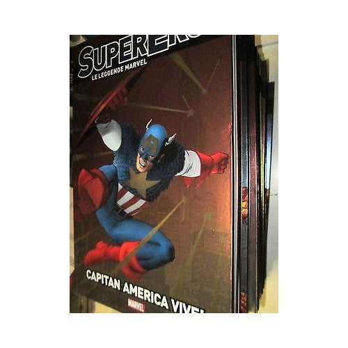 Book - Marvel Legends Superheroes 12 Captain America Lives! ed.Panini NEW