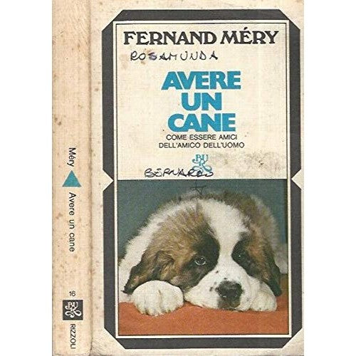 Libro - AVERE UN CANE Come essere amici dell'amico d - Fernand, Merì