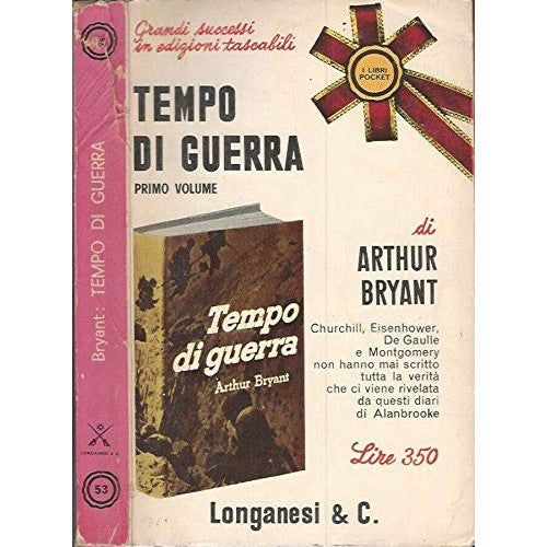 Libro - TEMPO DI GUERRA (1939-1941) - Primo volume - Bryant, Athur.