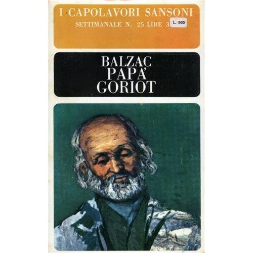 Libro - Papà Goriot - Sansoni - De Balzac Honore