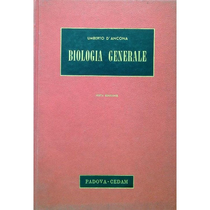 Libro - Biologia generale - d'Ancona, Umberto