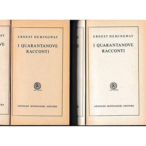Libro - I quarantanove racconti DUE VOLUMI - Hemingway, Ernest