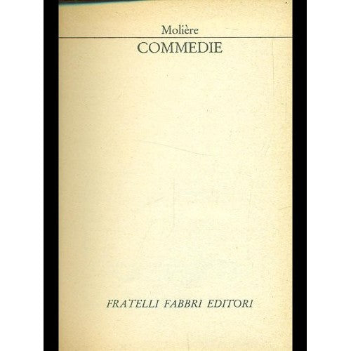 Libro - Commedie - Moliere