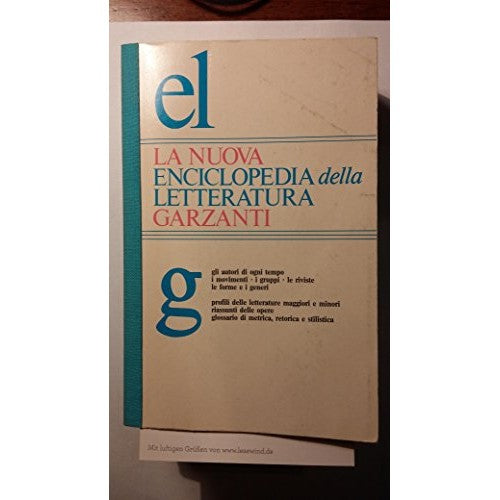 Book - The new encyclopedia of Garzant literature - Garzanti