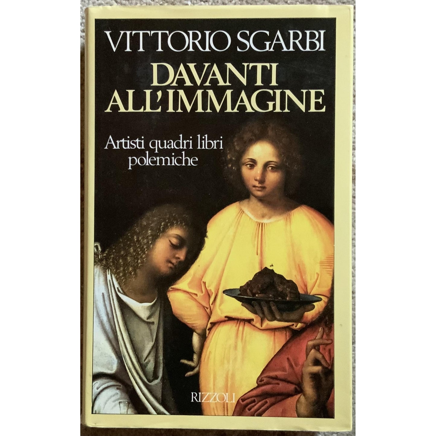 Libro - Davanti all'immagine - Sgarbi, Vittorio