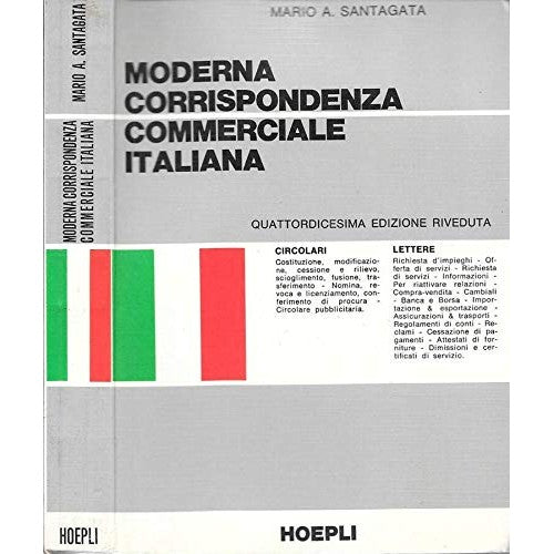 Libro - Moderna corrispondenza commerciale italiana Circola - Mario