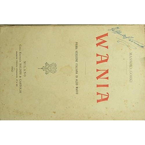Libro - Wania - Gorki, Massimo