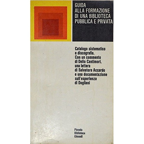 Libro - Guida alla formazione di una biblioteca pubblica e p  - N.A.