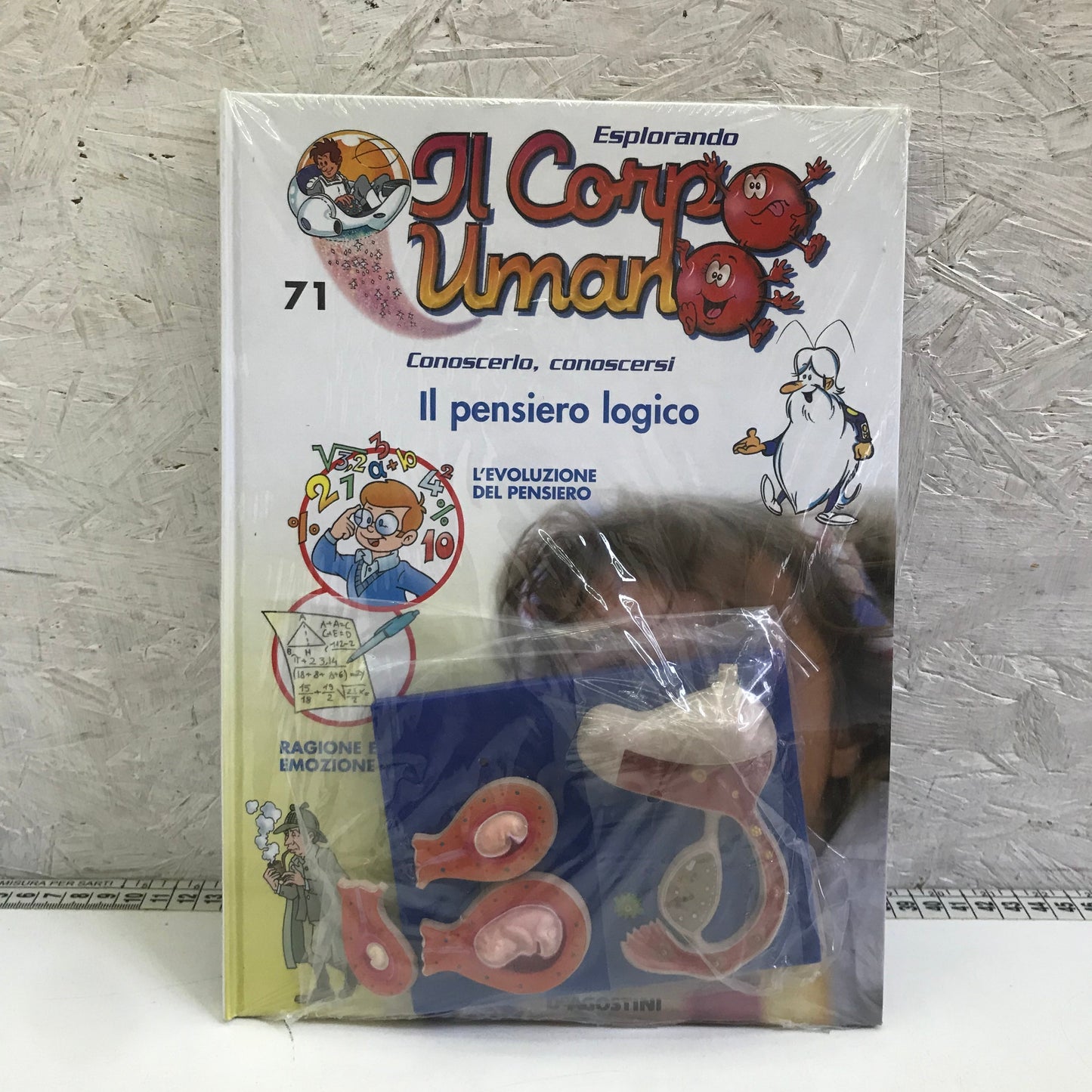 Libro ESPLORANDO IL CORPO UMANO 71 Il pensiero logico DeAgostini 2014 INSERTO