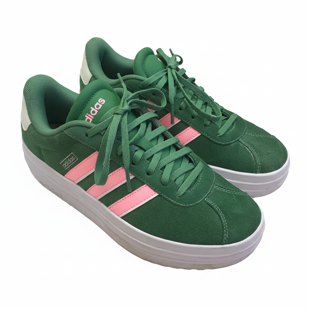 Scarpe Donna Adidas – Verde Rosa – Tg. 40⅔