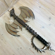 Carica l&#39;immagine nel visualizzatore di Gallery, Ascia del drago deluxe dragone bipenne - rappresentazioni fantasy