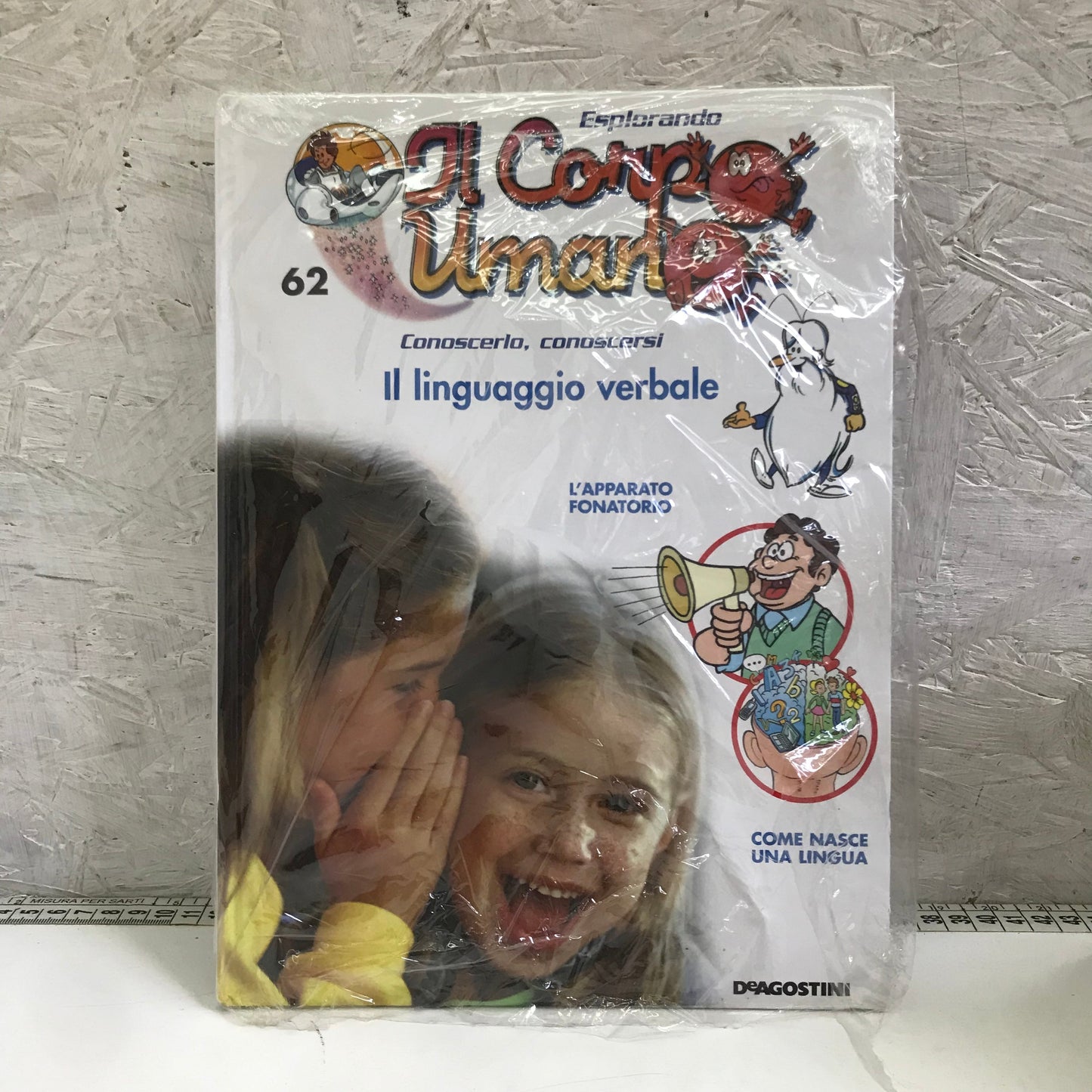 Libro ESPLORANDO IL CORPO UMANO 62 Il linguaggio verbale DeAgostini 2014