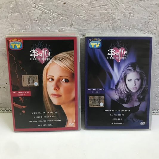 Lotto collana DVD BUFFY serie stagione 1 2 3 completa dischi TV sorrisi