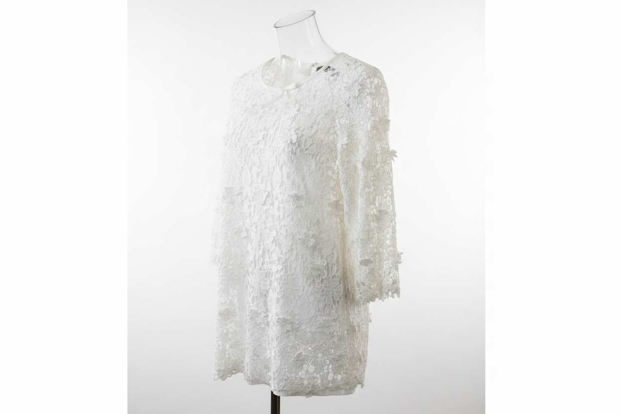 Top Donna Twin-Set – Bianco – Tg. L