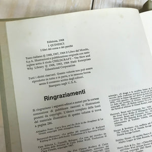 Libro I QUINDICI Libri del come e del perché 1968 volume 6 Il mondo e lo spazio