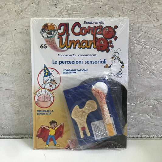 Libro ESPLORANDO IL CORPO UMANO 65 Le percezioni sensoriali DeAgostini 2014 INSE