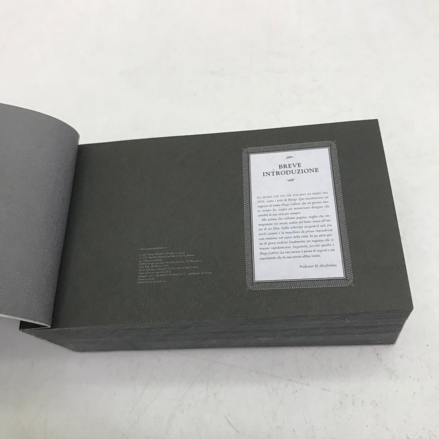 Libro miniatura - La straordinaria invenzione di Hugo CABRET - Selznick 1a 2007
