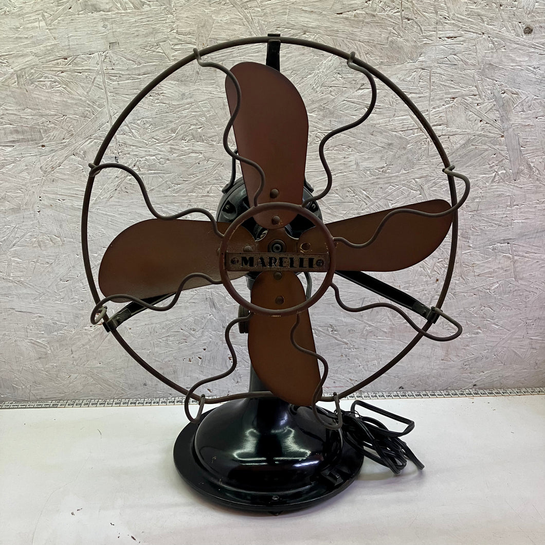 Ventilatore MARELLI da tavolo vintage modello 030 design industriale anni 40