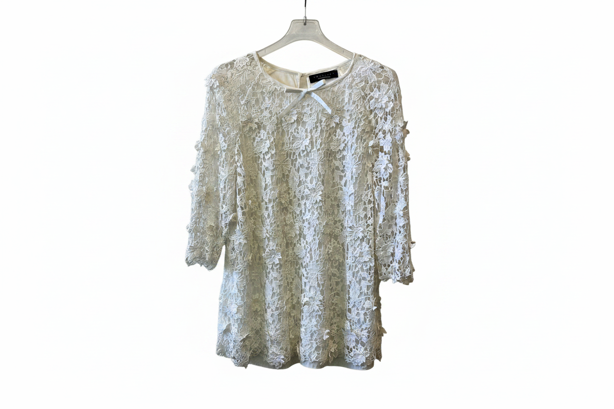 Top Donna Twin-Set – Bianco – Tg. L