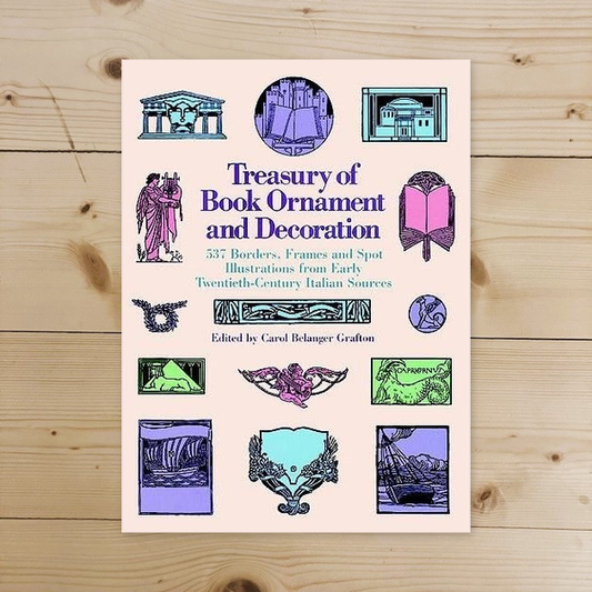 Libro - Treasury of Book Ornament and Decoration: 537 Borders, Frame