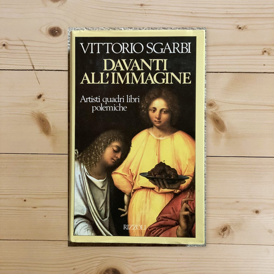 Libro - Davanti all'immagine - Sgarbi, Vittorio