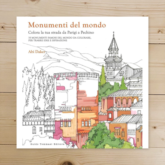 Libro - Monumenti del mondo Colora la tua strada da Par - Daker, Abi