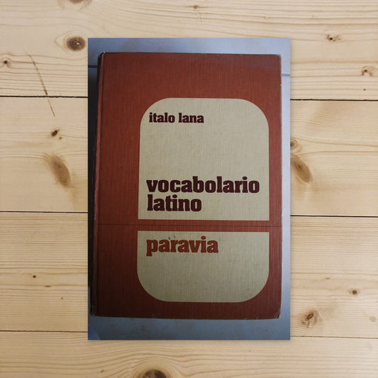 Libro - Vocabolario latino - Italo, Lana