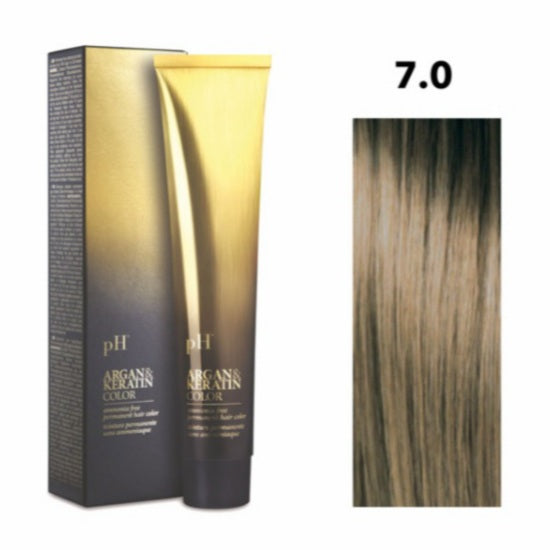 Crema gel colorante capelli PH ARGAN & KERATIN COLOR 100ml senza ammoniaca