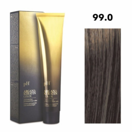 Crema gel colorante capelli PH ARGAN & KERATIN COLOR 100ml senza ammoniaca