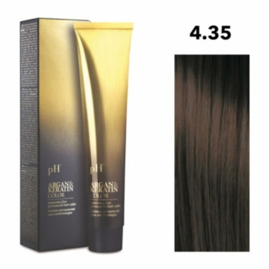 Crema gel colorante capelli PH ARGAN & KERATIN COLOR 100ml senza ammoniaca