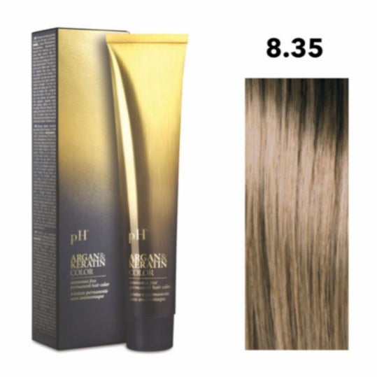 Crema gel colorante capelli PH ARGAN & KERATIN COLOR 100ml senza ammoniaca