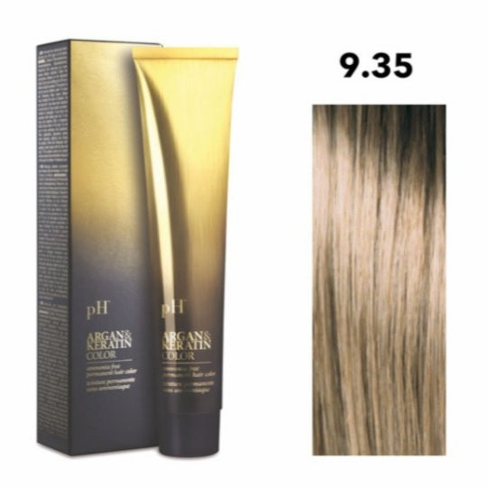 Crema gel colorante capelli PH ARGAN & KERATIN COLOR 100ml senza ammoniaca