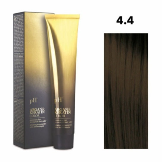 Crema gel colorante capelli PH ARGAN & KERATIN COLOR 100ml senza ammoniaca