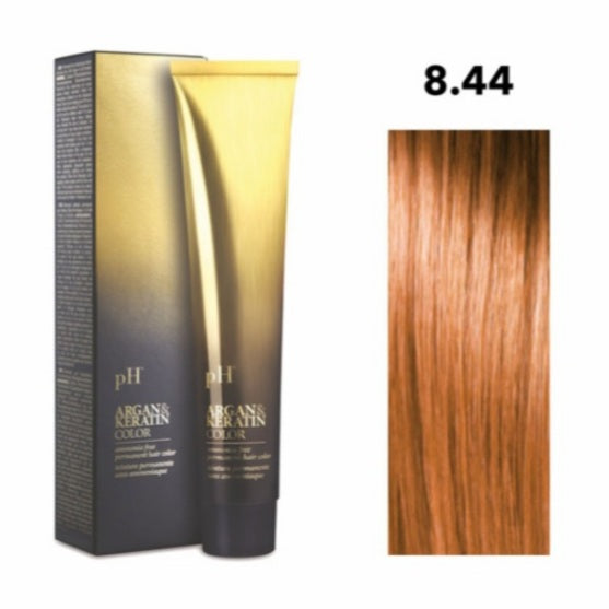 Crema gel colorante capelli PH ARGAN & KERATIN COLOR 100ml senza ammoniaca