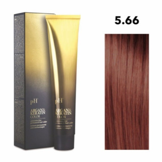 Crema gel colorante capelli PH ARGAN & KERATIN COLOR 100ml senza ammoniaca