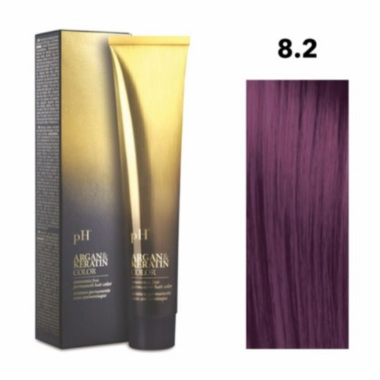 Crema gel colorante capelli PH ARGAN & KERATIN COLOR 100ml senza ammoniaca