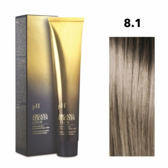 Crema gel colorante capelli PH ARGAN & KERATIN COLOR 100ml senza ammoniaca