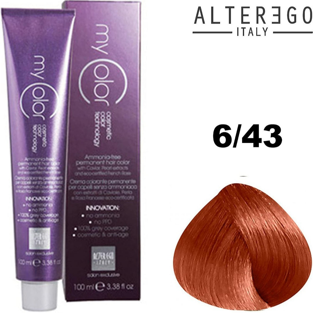 Crema gel colorante capelli ALTER EGO MyCOLOR 100ml senza ammoniaca