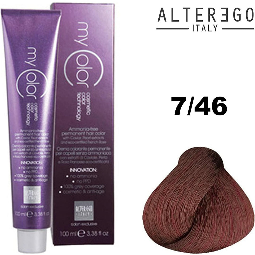 Crema gel colorante capelli ALTER EGO MyCOLOR 100ml senza ammoniaca