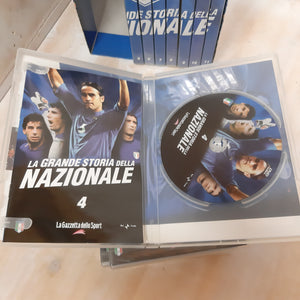 Cofanetto DVD La grande storia della Nazionale 11 uscite 2006 Gazzetta Sport